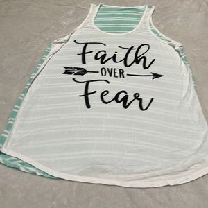Woman’s Faith Over Fear Tank top